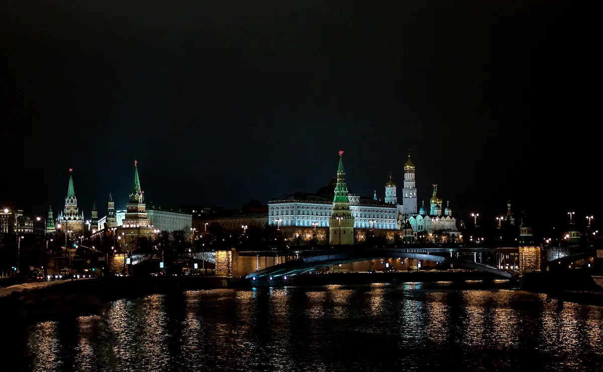 Московский Кремль ночью